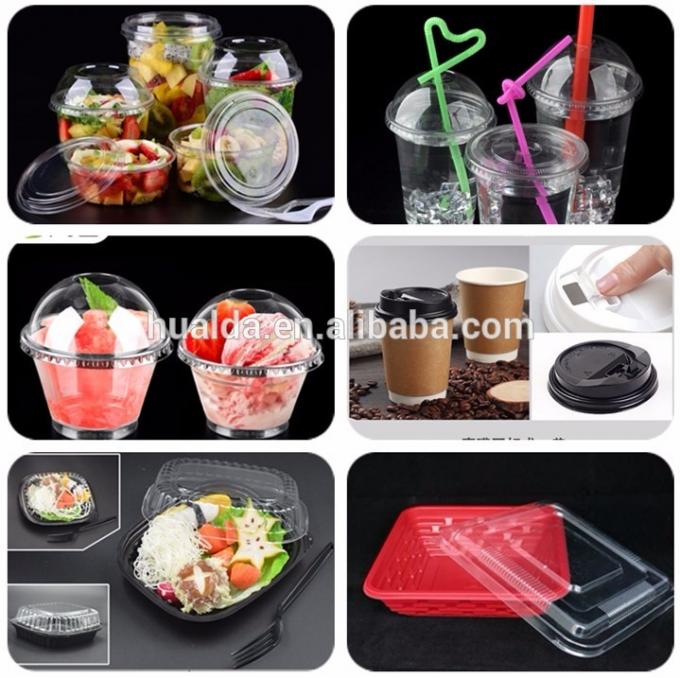 PPの機械を形作るプラスチック ファースト・フードの昼食ボール箱のふた