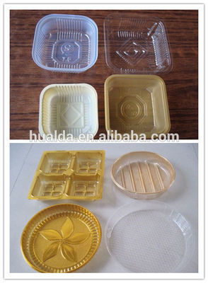 /Paperのいろいろな種類のプラスチック コップのための機械を形作るフル オートマチックのコップのふた サプライヤー