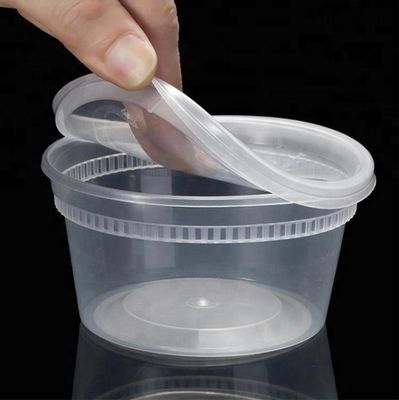ふたカバーが付いている小型環境に優しいPP透明なプラスチック使い捨て可能なソース コップ サプライヤー
