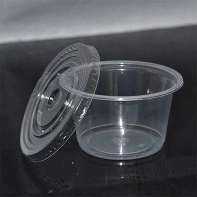 ふたカバーが付いている小型環境に優しいPP透明なプラスチック使い捨て可能なソース コップ サプライヤー