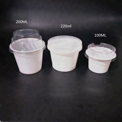 安く環境に優しい10ozはふたが付いているアイス クリームのためのペット プラスチック コップを取り除きます サプライヤー
