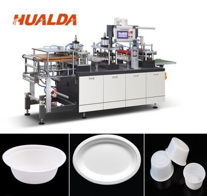 機械、ふたの打つ機械を形作るプラスチック コップ1000キログラムの1つの年の保証 サプライヤー